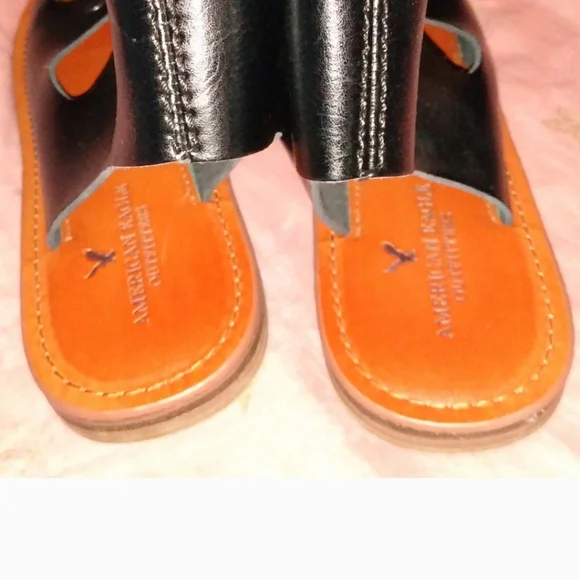 American Eagle Outfitters Black Lace-Up Sandals - Picture 3 of 5